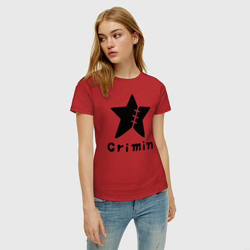 Женская футболка Crimin бренд One Piece / Красный – фото 3