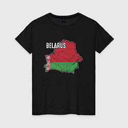 Женская футболка Belarus Map