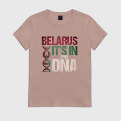 Женская футболка ДНК - Беларусь