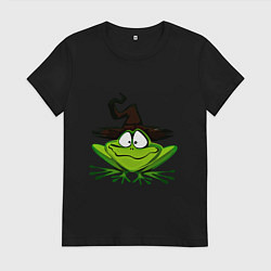 Женская футболка Ведьмина лягушка