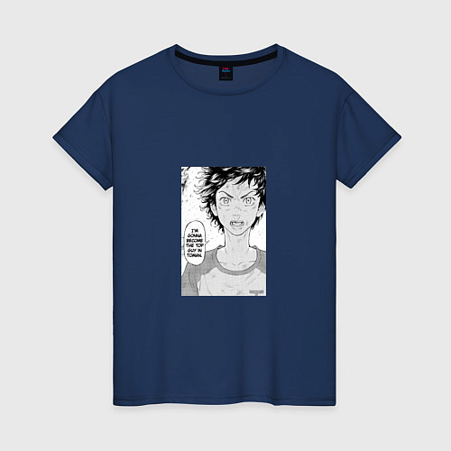 Женская футболка ТАКЭМИТИ ХАНАГАКИ / Тёмно-синий – фото 1