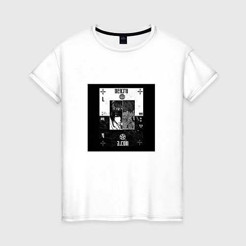 Женская футболка Аниме / Белый – фото 1