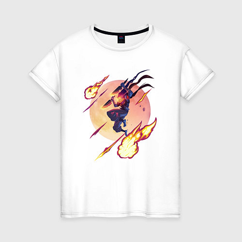 Женская футболка Fire Dead Cells / Белый – фото 1