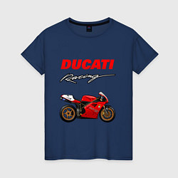 Женская футболка DUCATI ДУКАТИ MOTOSPORT