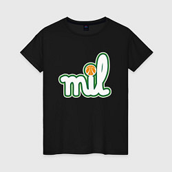 Женская футболка MIL - Milwaukee Bucks