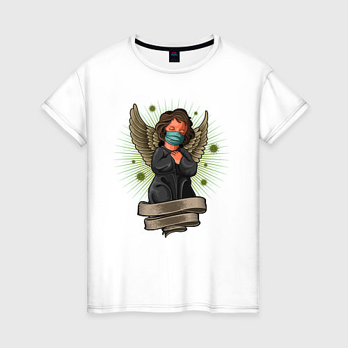 Женская футболка Мой ангелок / Белый – фото 1