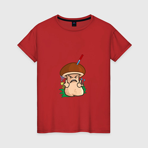 Женская футболка Дерзкий / Красный – фото 1