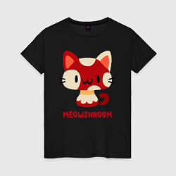 Женская футболка Meowshroom