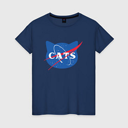 Женская футболка Cats NASA