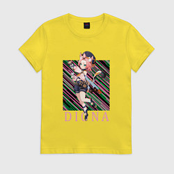 Женская футболка Диона Genshin Impact