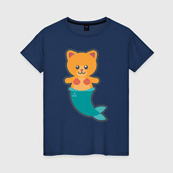 Женская футболка Cat Mermaid
