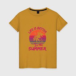 Женская футболка Better summer Лучшее Лето!