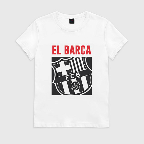 Женская футболка El Barca / Белый – фото 1