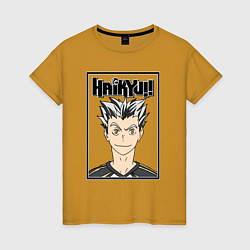 Женская футболка Котаро Бокуто Haikyuu!!