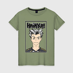 Женская футболка Котаро Бокуто Haikyuu!!