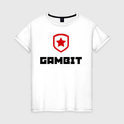 Футболка хлопковая женская Gambit, цвет: белый