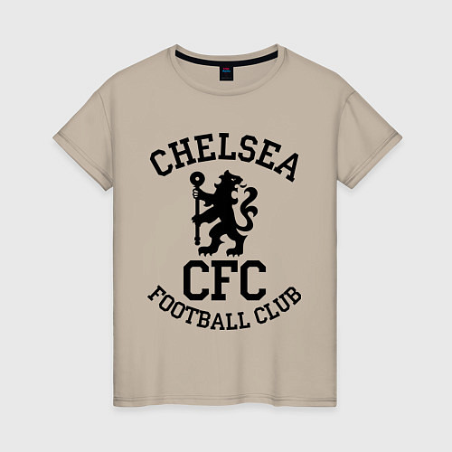 Женская футболка Chelsea CFC / Миндальный – фото 1