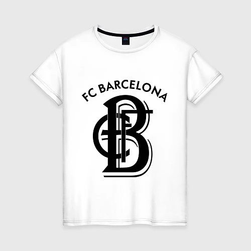 Женская футболка FC Barcelona / Белый – фото 1