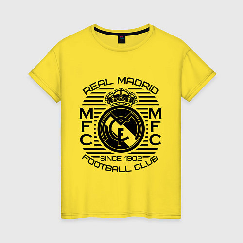 Женская футболка Real Madrid MFC / Желтый – фото 1