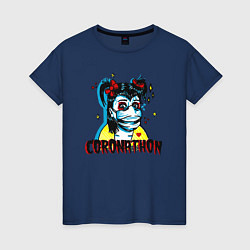 Женская футболка Coronathon