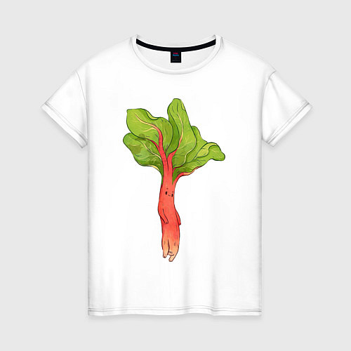 Женская футболка Ревень / Белый – фото 1