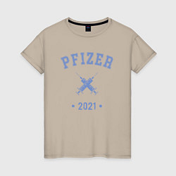 Женская футболка Pfizer 2021