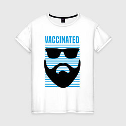 Женская футболка Vaccinated