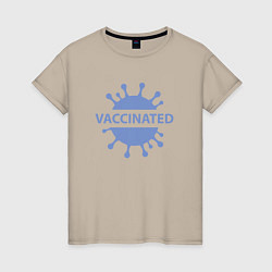Женская футболка Вакцинирование