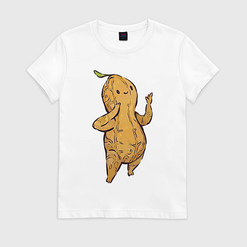 Женская футболка Арахис / Белый – фото 1