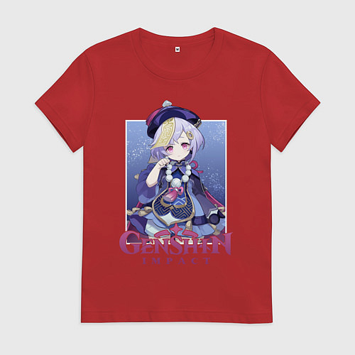 Женская футболка ЦИ ЦИ QI QI ГЕНШИН / Красный – фото 1