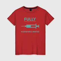Женская футболка Covid Vaccinated