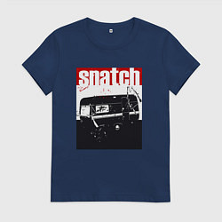 Футболка хлопковая женская Большой куш Гай Ричи, цвет: тёмно-синий