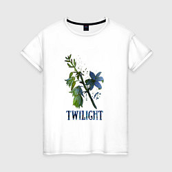 Женская футболка Twilight Сумеречные цветы