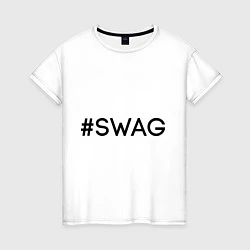Женская футболка #SWAG