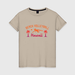 Женская футболка Пляжный волейбол