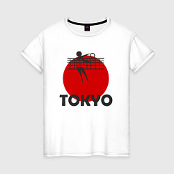 Женская футболка Волейбол - Токио