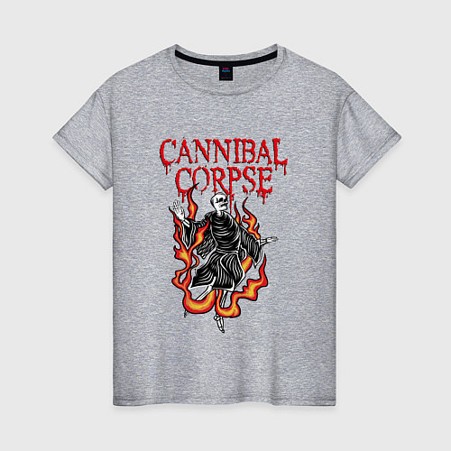 Женская футболка Cannibal Corpse Труп Каннибала Z / Меланж – фото 1