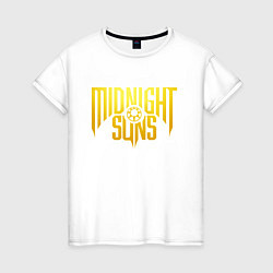 Футболка хлопковая женская Midnight Suns, цвет: белый