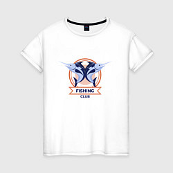 Женская футболка Клуб экзотической рыбалки
