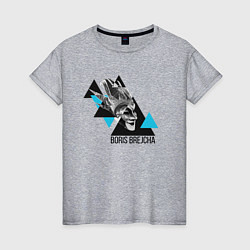 Женская футболка Boris Brejcha triangles