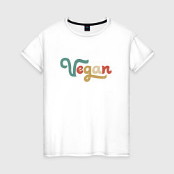 Женская футболка Веган