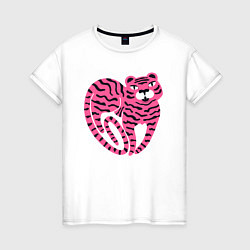 Женская футболка Pink Tiger