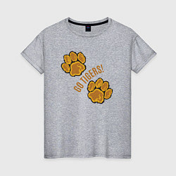 Женская футболка Go Tigers