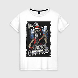 Женская футболка Heavy Metal Christmas