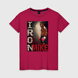 Женская футболка Железный Майк Тайсон