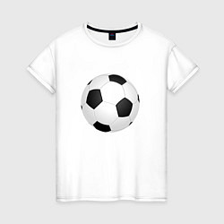 Женская футболка Футбольный мяч