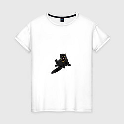 Женская футболка Crypto Cat