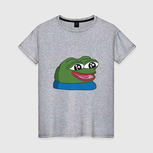 Женская футболка Pepe happy Пепе хеппи / Меланж – фото 1