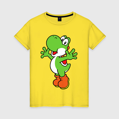 Женская футболка Yoshi / Желтый – фото 1