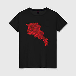 Женская футболка Red Armenia